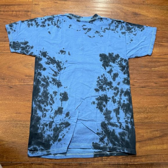 NEW SLASH VTG 90’ TIE DYE BLUE VINTAGE TIE DYE T-SHIRT - Picture 4 of 4